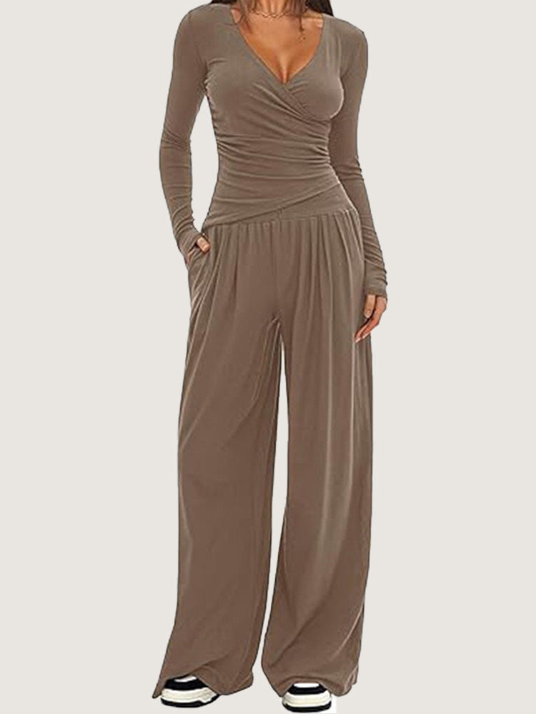 Creative Casual Women's Long Sleeve Sportswear Fashion Casual Suit