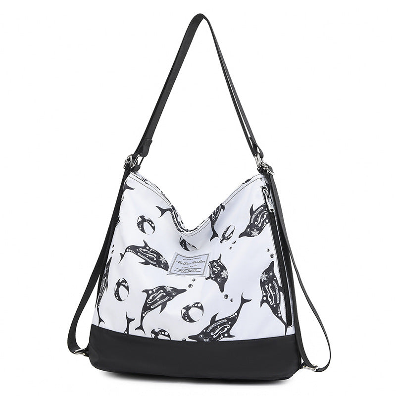 Women's Simple Large Capacity Female Junior High Backpacks