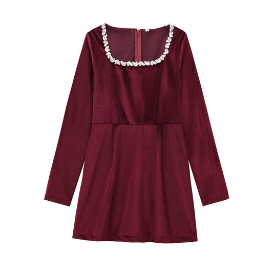 Early Spring Long-sleeved French Elegant Mini Dresses