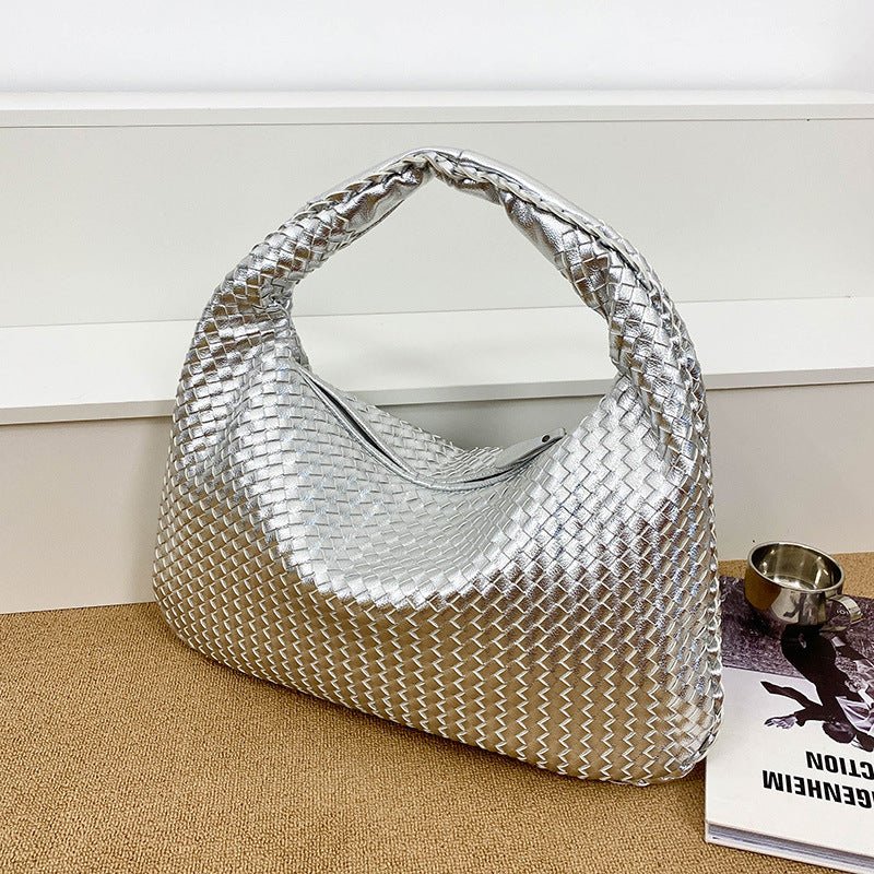 Women's Woven Large Capacity Commuter High-grade Bags