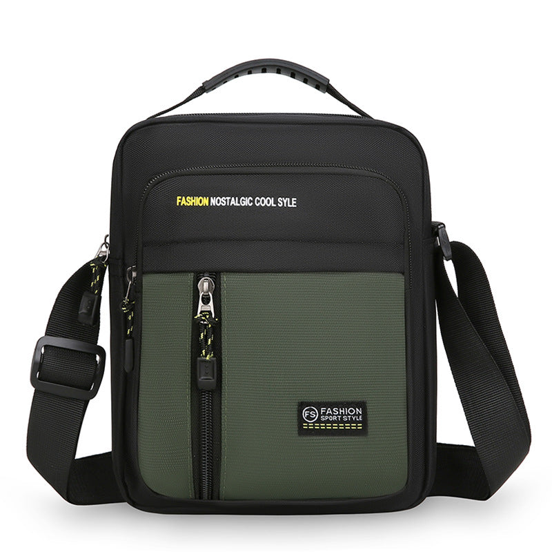 Men's Vertical Korean Style Oxford Cloth Waterproof Bags