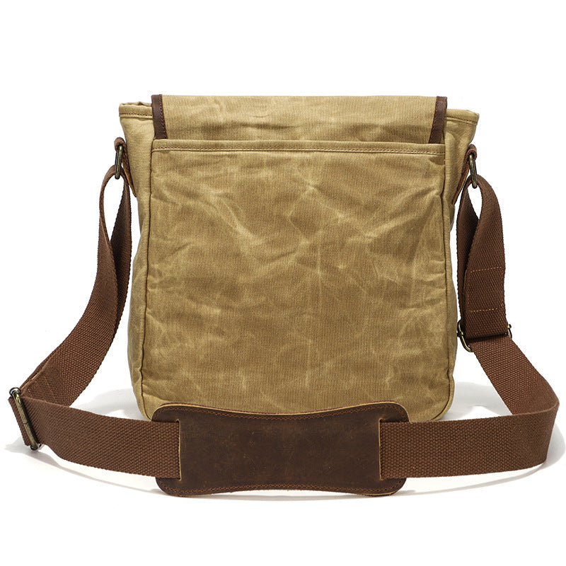 Men's Retro Fashion Street Trend Waterproof Canvas Men's Messenger Bags