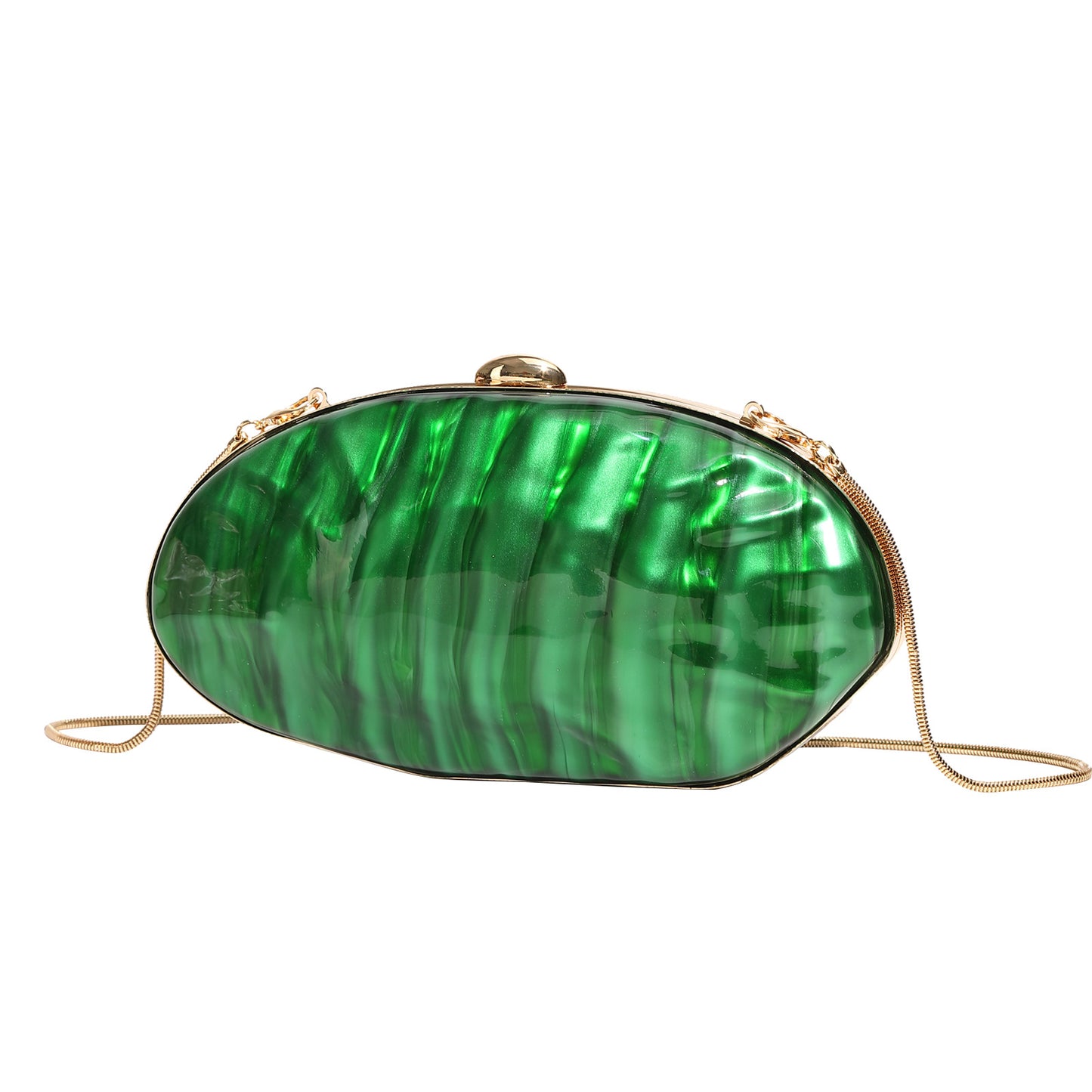 Women's Egg Acrylic Clutch Dinner Banquet Evening Bags