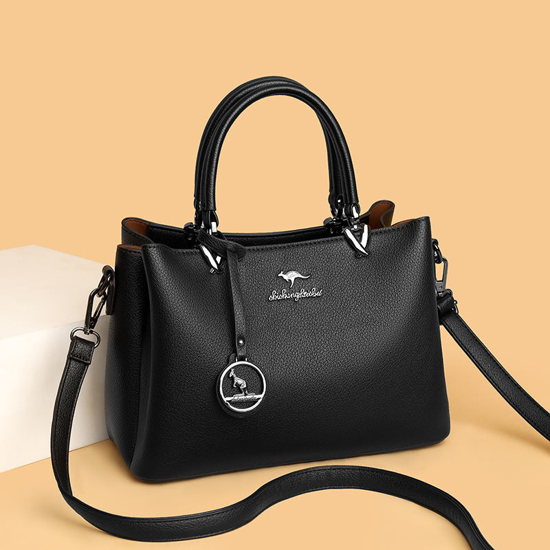 Women's Soft Leather Portable Fashion Classy Handbags