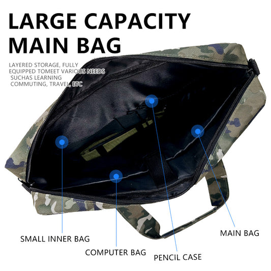 Camouflage Portable File Large Capacity Computer Outdoor Bags