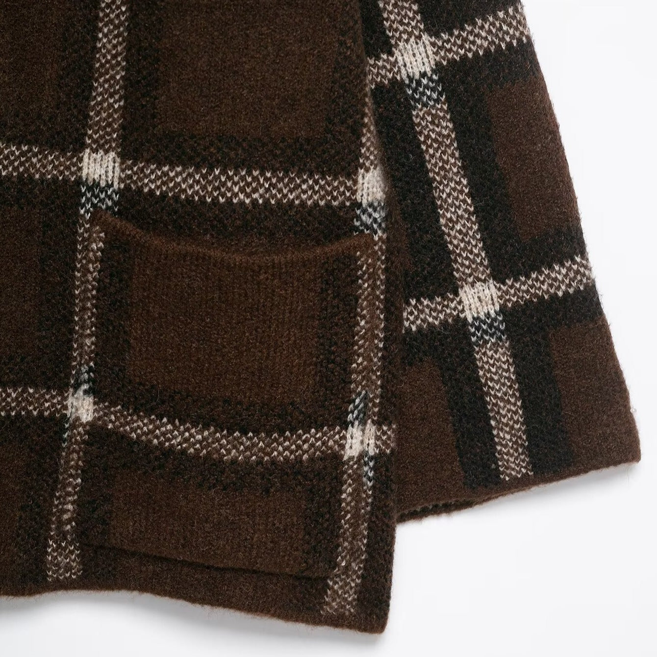 Women's Commuting Fashion Casual Plaid Scarf Knitwear