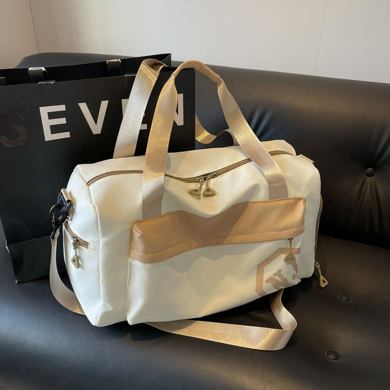 Women's Contrast Color Short-distance Portable Out Yoga Travel Bags