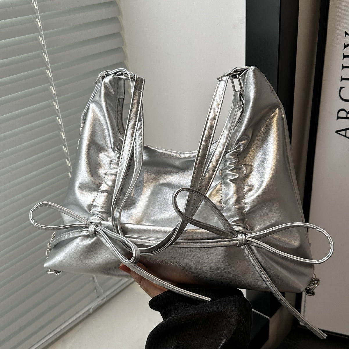 Slouchy Popular Cute Bow Trendy Girlish Bags