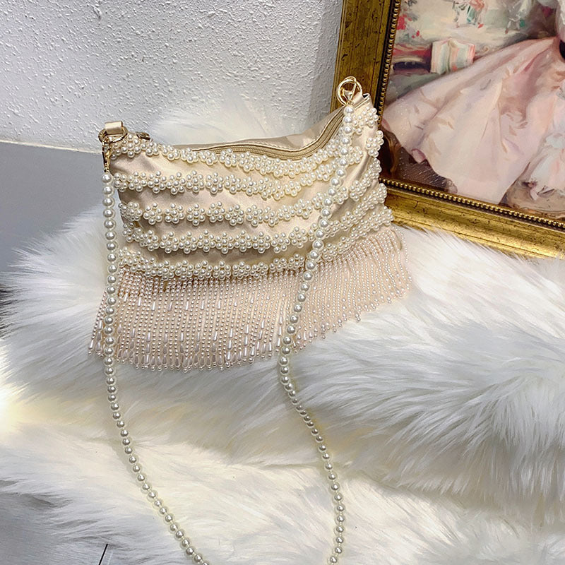 National Style Chinese Elegant Dinner Handmade Beaded Bags