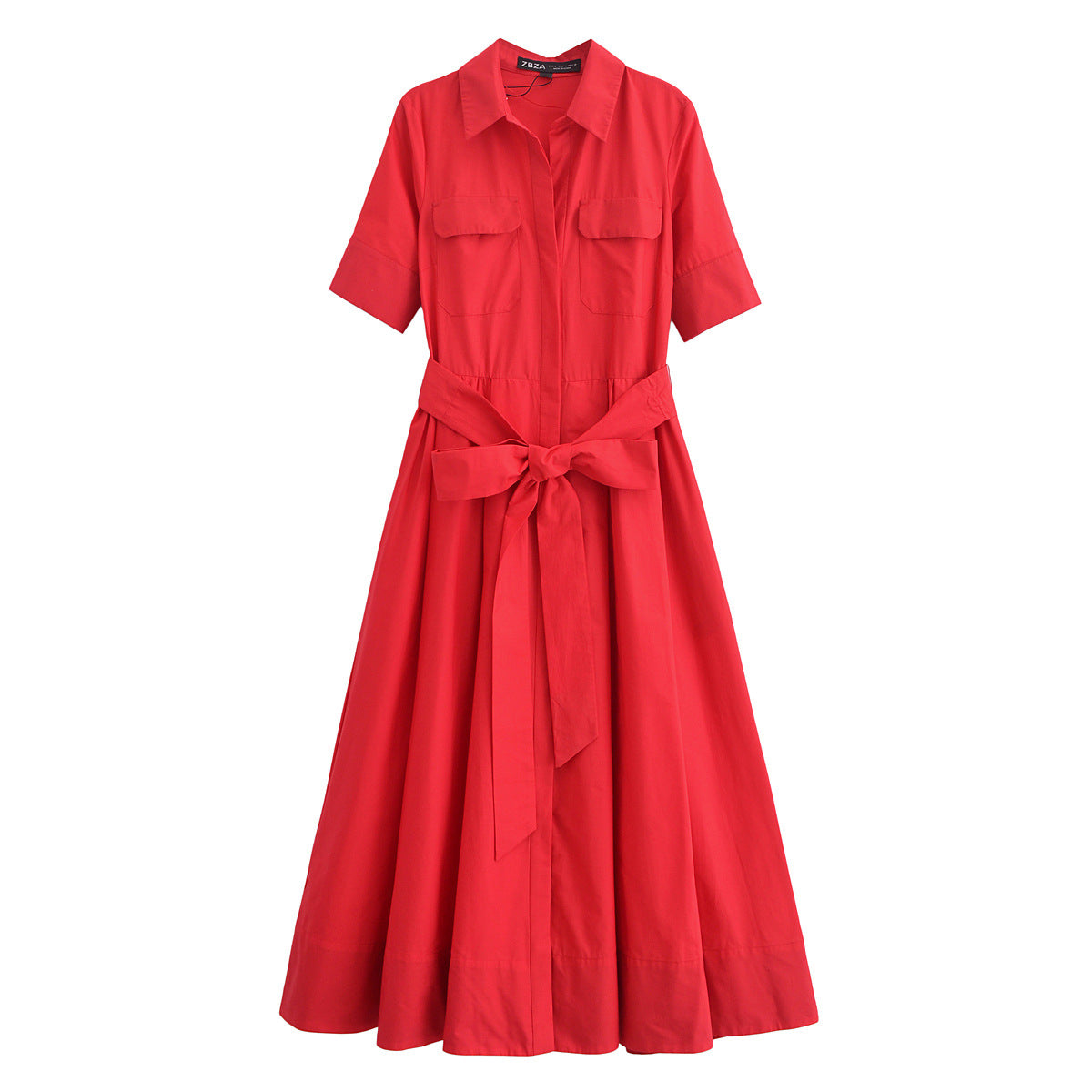 Women's Spring Lapel Single Breasted With Belt Clothing