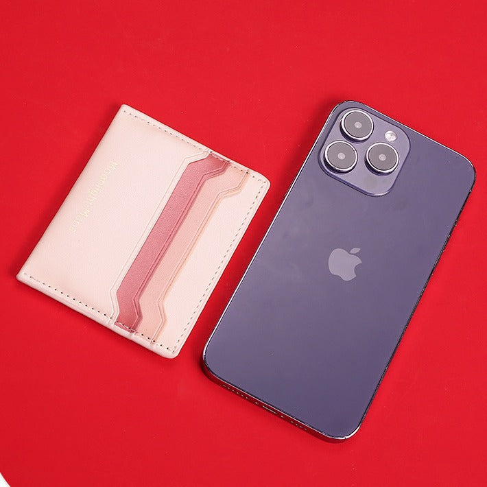 Women's Exquisite Simple Fashion One-piece Good-looking Clamp Card Holder