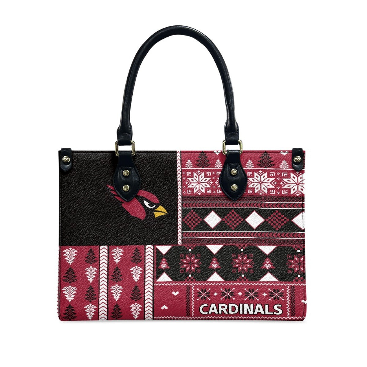 Women's San Francisco People Christmas Pattern Element Handbags