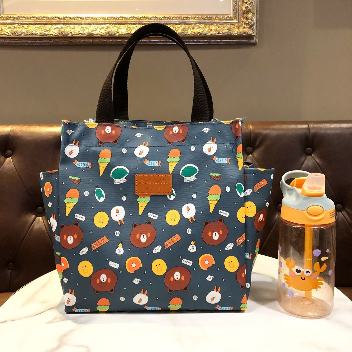 Korean Style Portable Versatile Fashion Cartoon Handbags