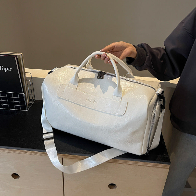 Women's Creative Short-distance Lightweight Leather Portable Travel Bags