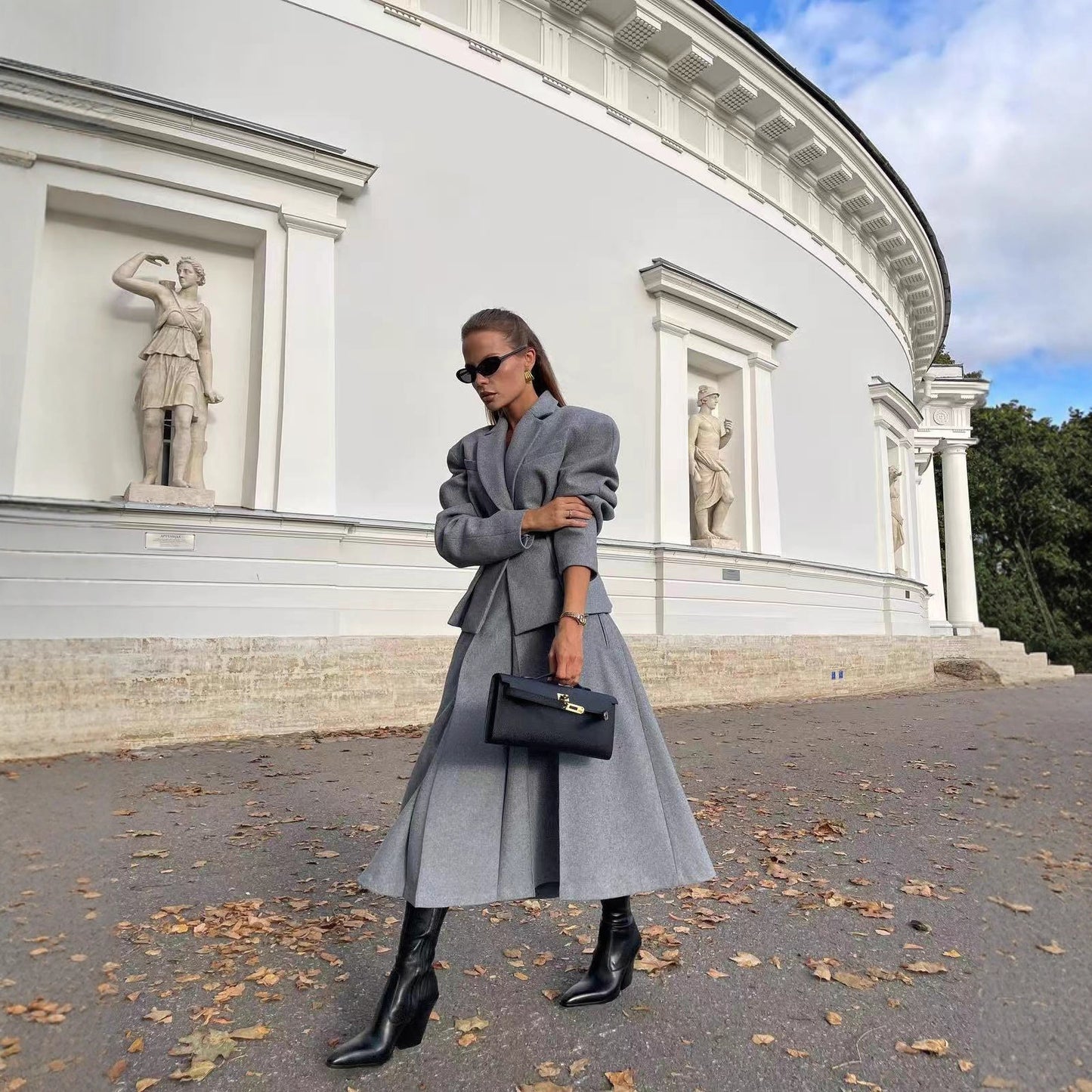 Women's Spring Lapel Single Breasted Long Sleeve Suits
