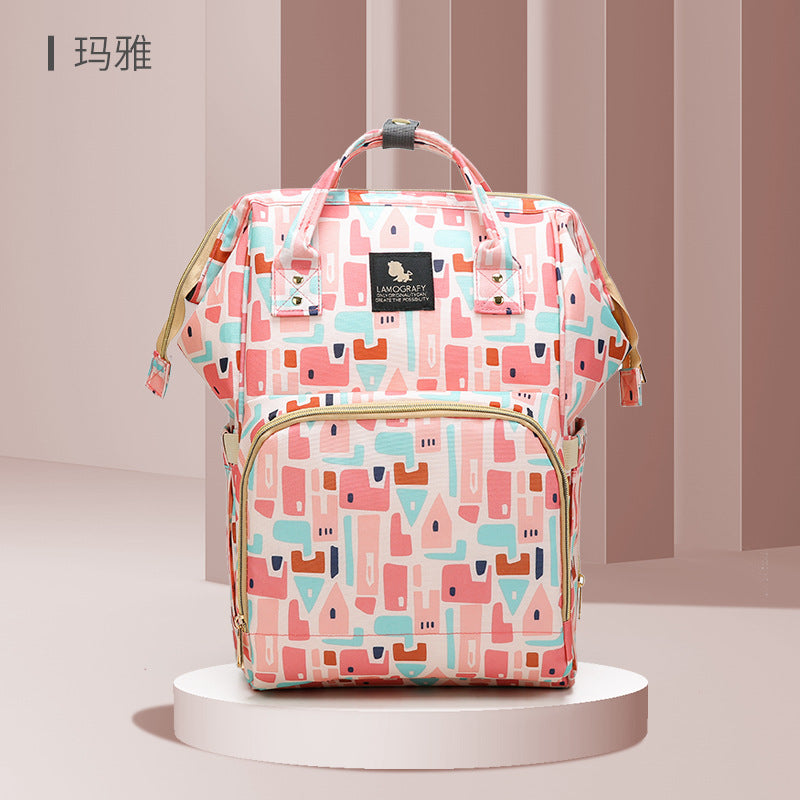 Large Capacity Fashion Portable Diaper Mother Bags