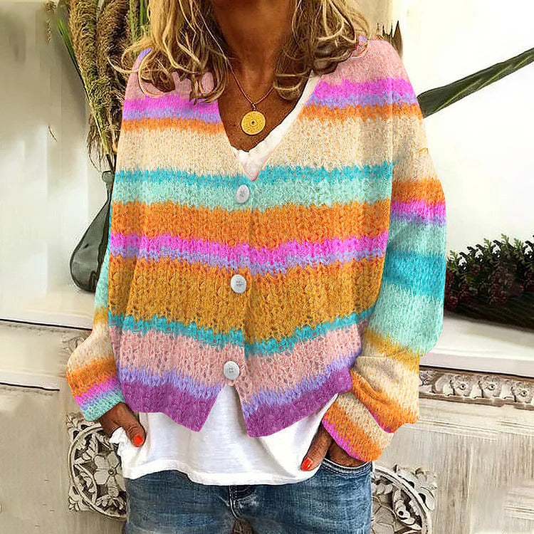 Women's Printed Wear Soft Feel Casual Fashion Sweaters