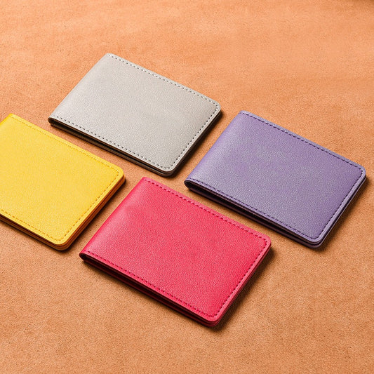Blank Color Driving License Leather Protective Id Package