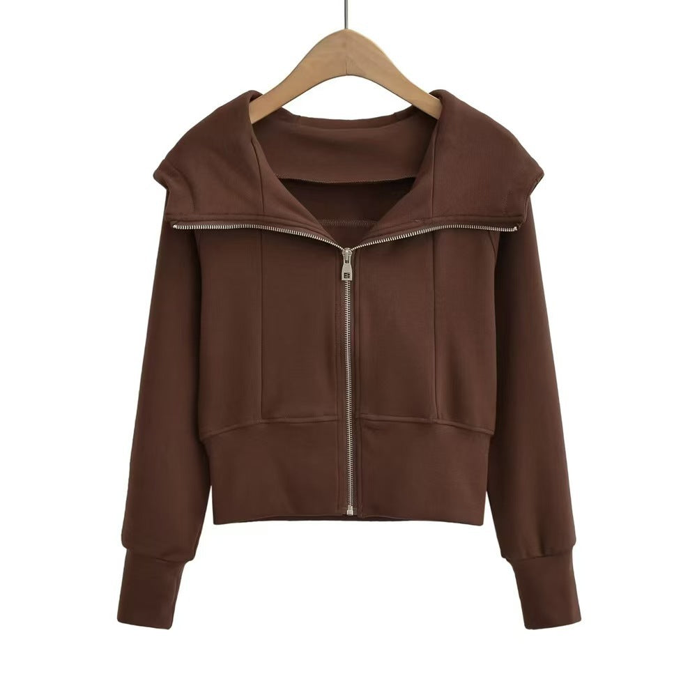 Women's Street Sports Style Hot Slim Hooded Coats
