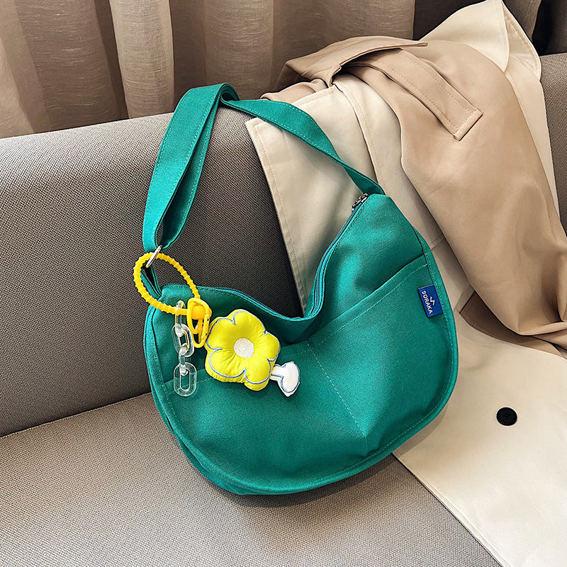 Women's Niche Canvas Yoga Simple Versatile One Bags
