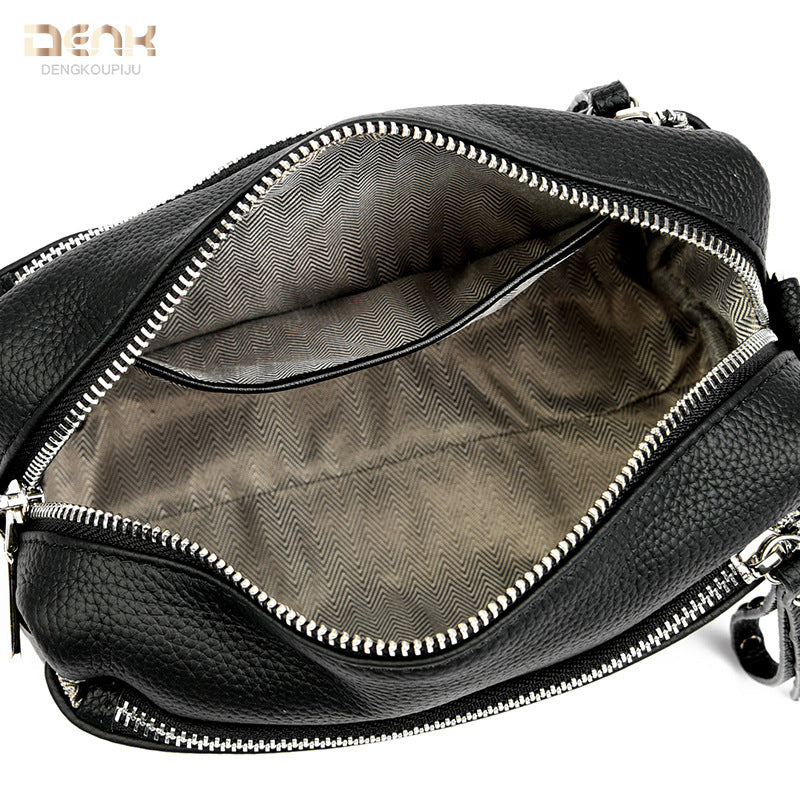 Beautiful Women's Trendy Layer Cowhide Soft Bags