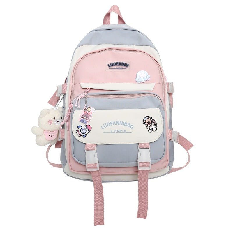Female Mori Durable Junior High Large Middle School Students' Schoolbags