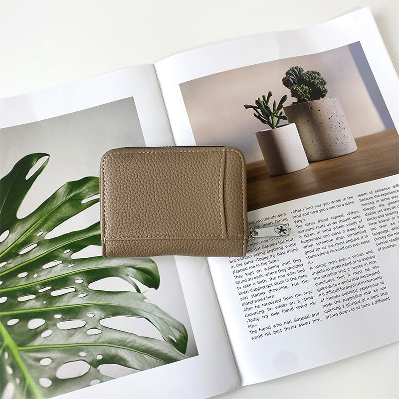 Women's Style Expanding Large Capacity Simple Zipper Ladies Wallets