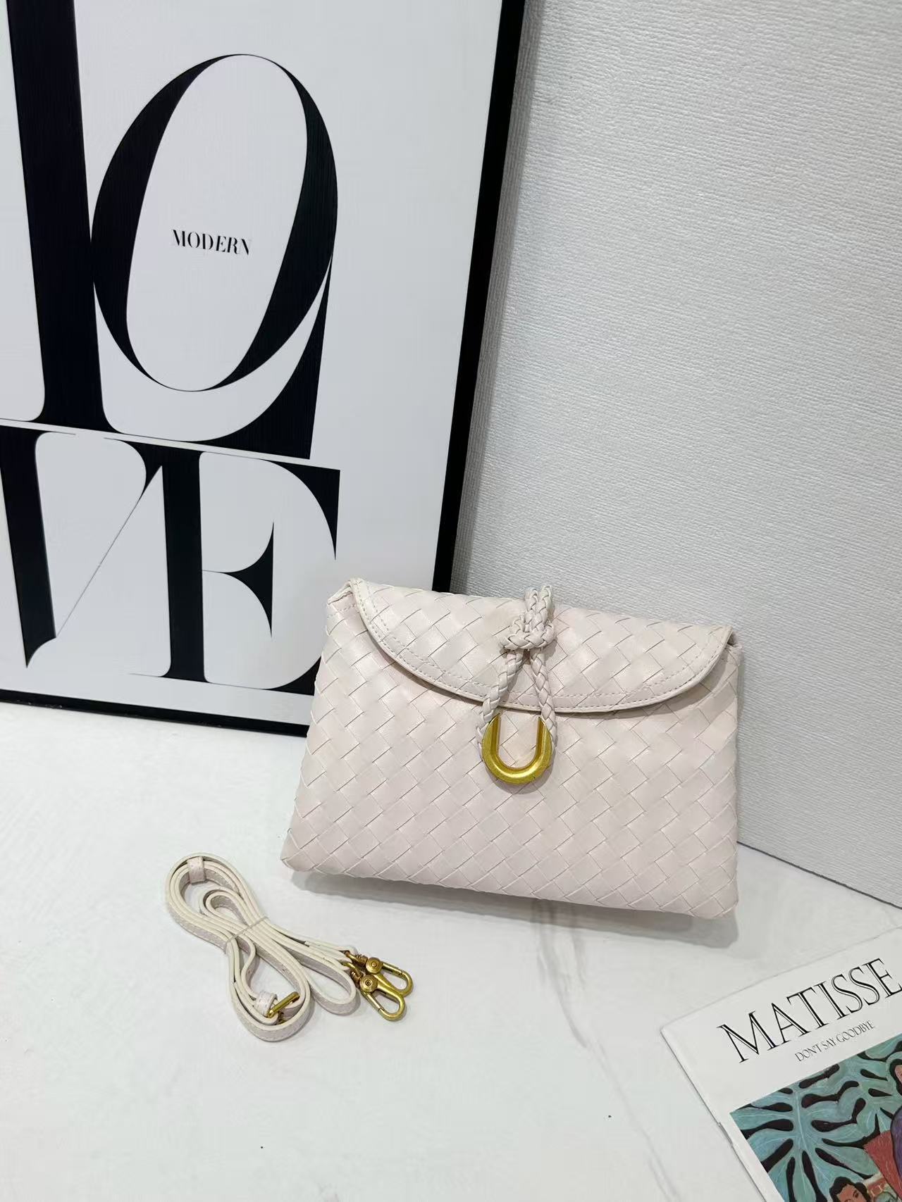 Casual Beautiful Classic Woven Dinner Envelope Small Square Bags