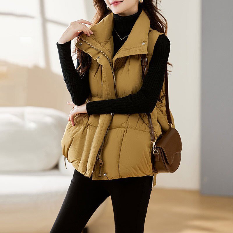 Down Female Outer Wear Trendy European Shorts