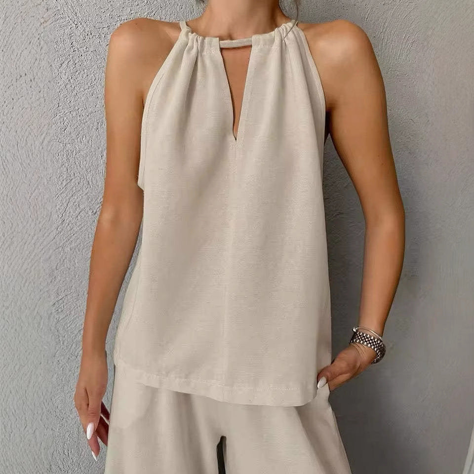 Summer Pure Color Design Sense High Suits