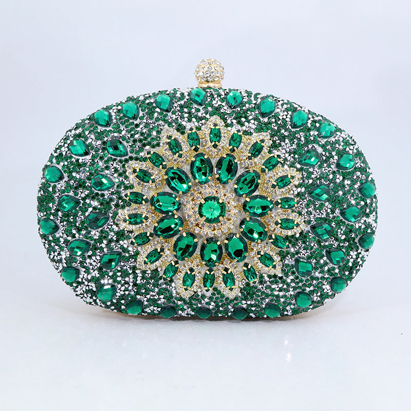 Women's Sunflower Diamond Cheongsam Formal Dress Evening Bags