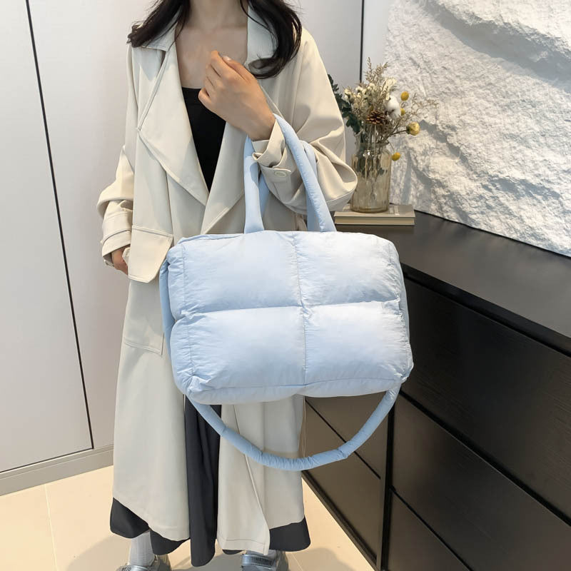 Cotton Filling Large Capacity Female Trendy Spring Crossbody Bags