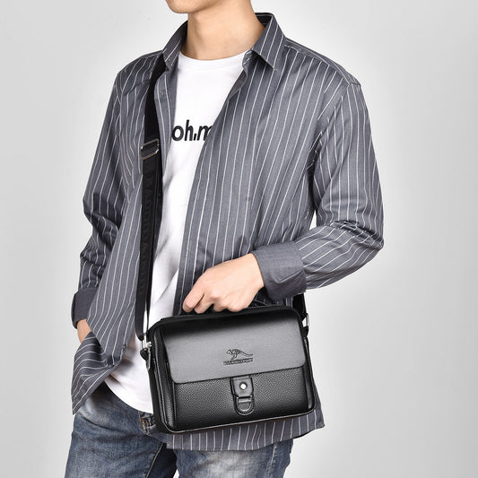 Men's Attractive Charming Elegant Kangaroo Horizontal Men's Messenger Bags