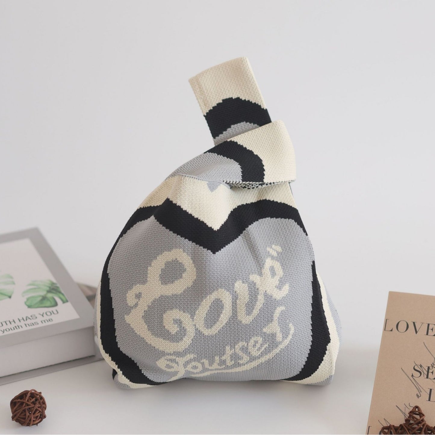 Women's Charming New Hand Knitted Wrist Handbags