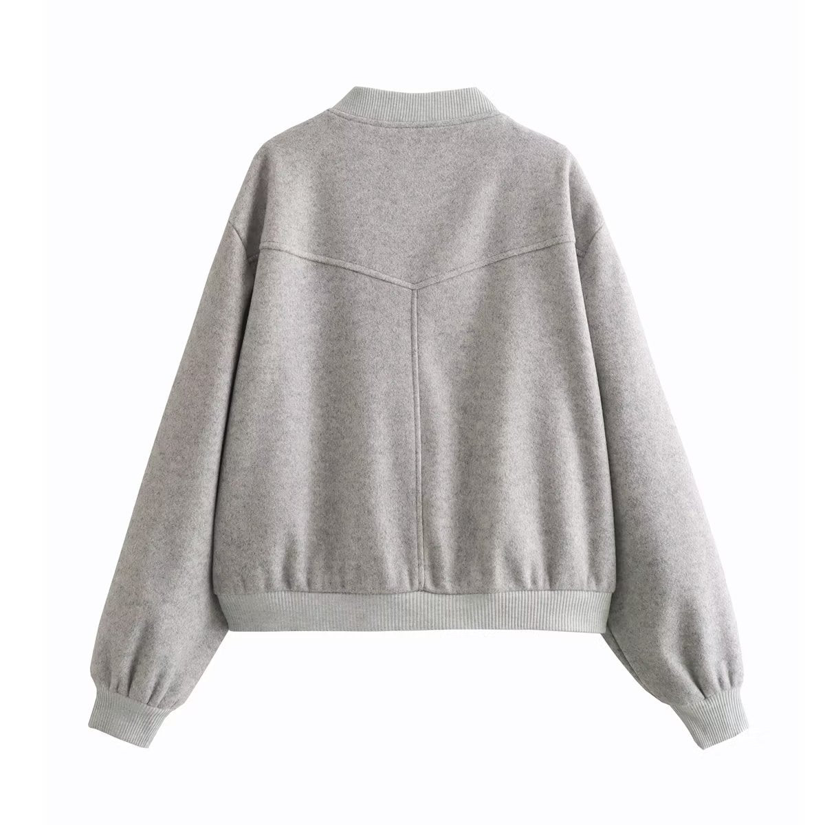 Women's Casual Long Sleeve Soft Bomber Coats