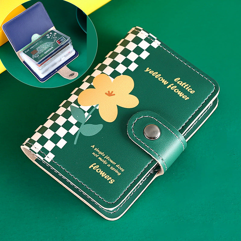 Women's Summer Fresh Driving License Large Capacity Card Holder