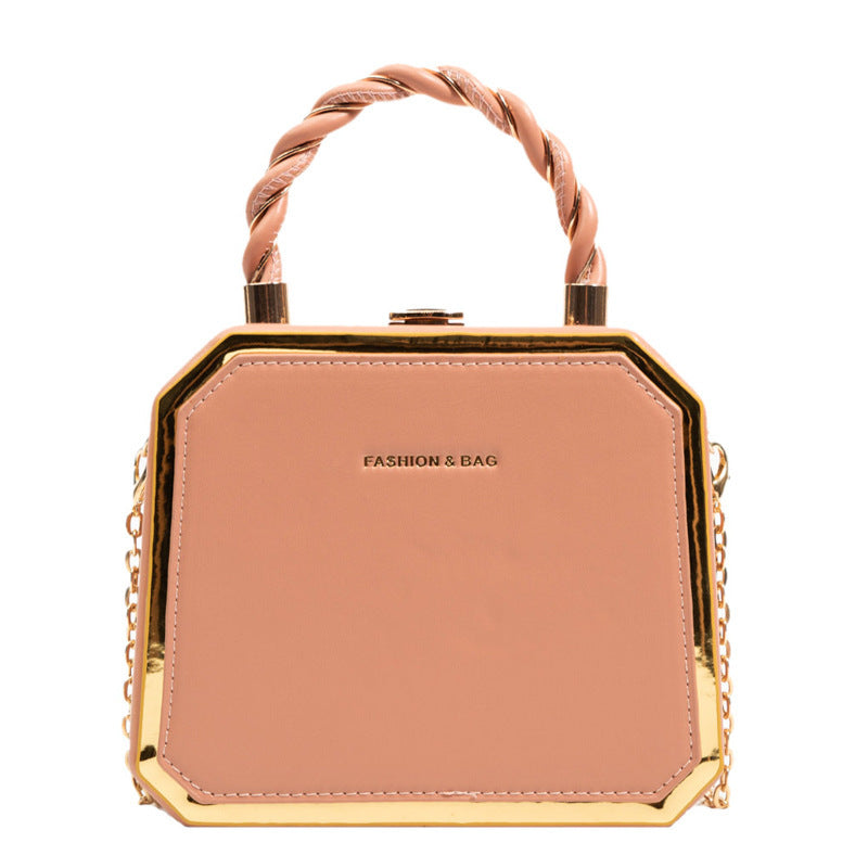 Women's Western Style Leisure Simple Box Exquisite Bags