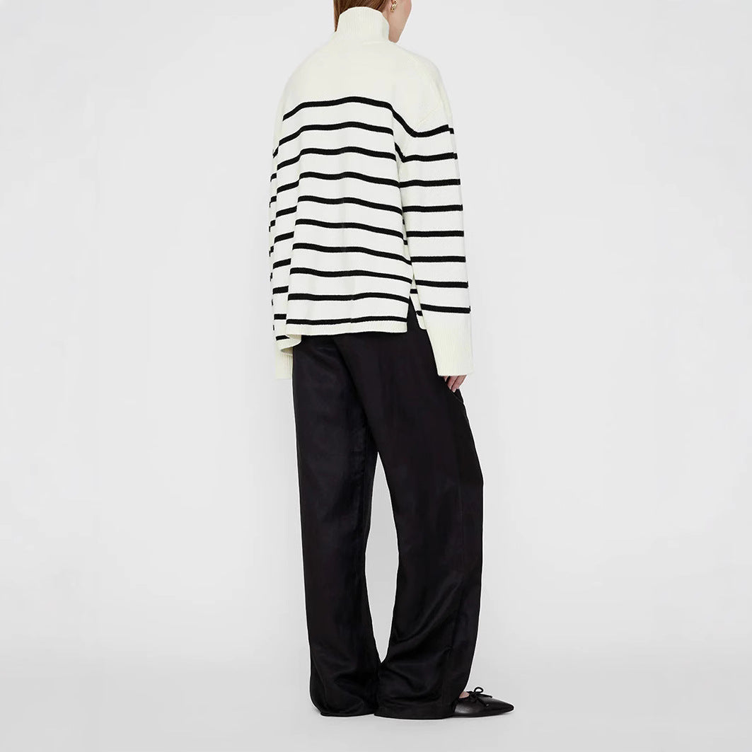 Women's Clearance At Loss No Classic Loose Striped Sweaters