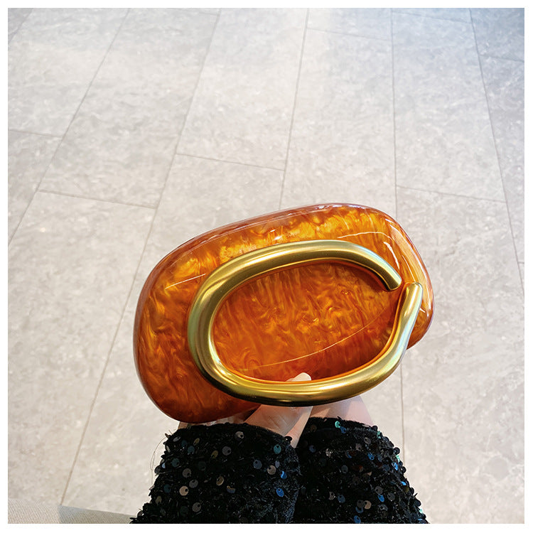 Chain Acrylic High-grade Hand Dinner Dress Bags