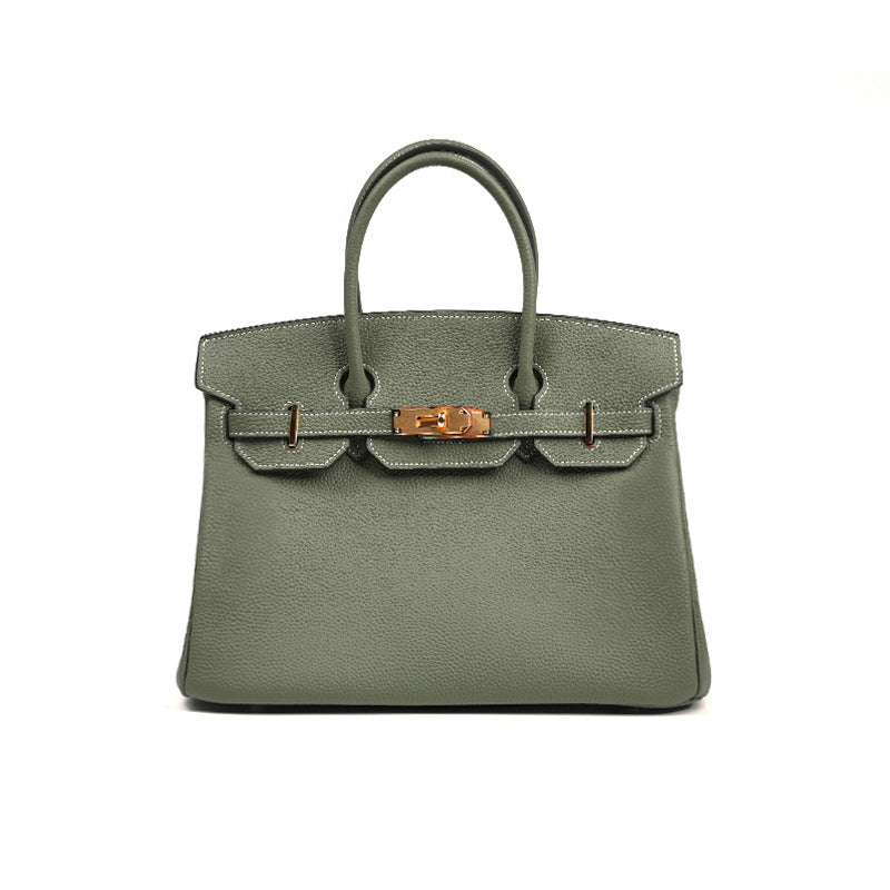 Women's High Sense Fashion Temperament Genuine Leather Classic Handbags