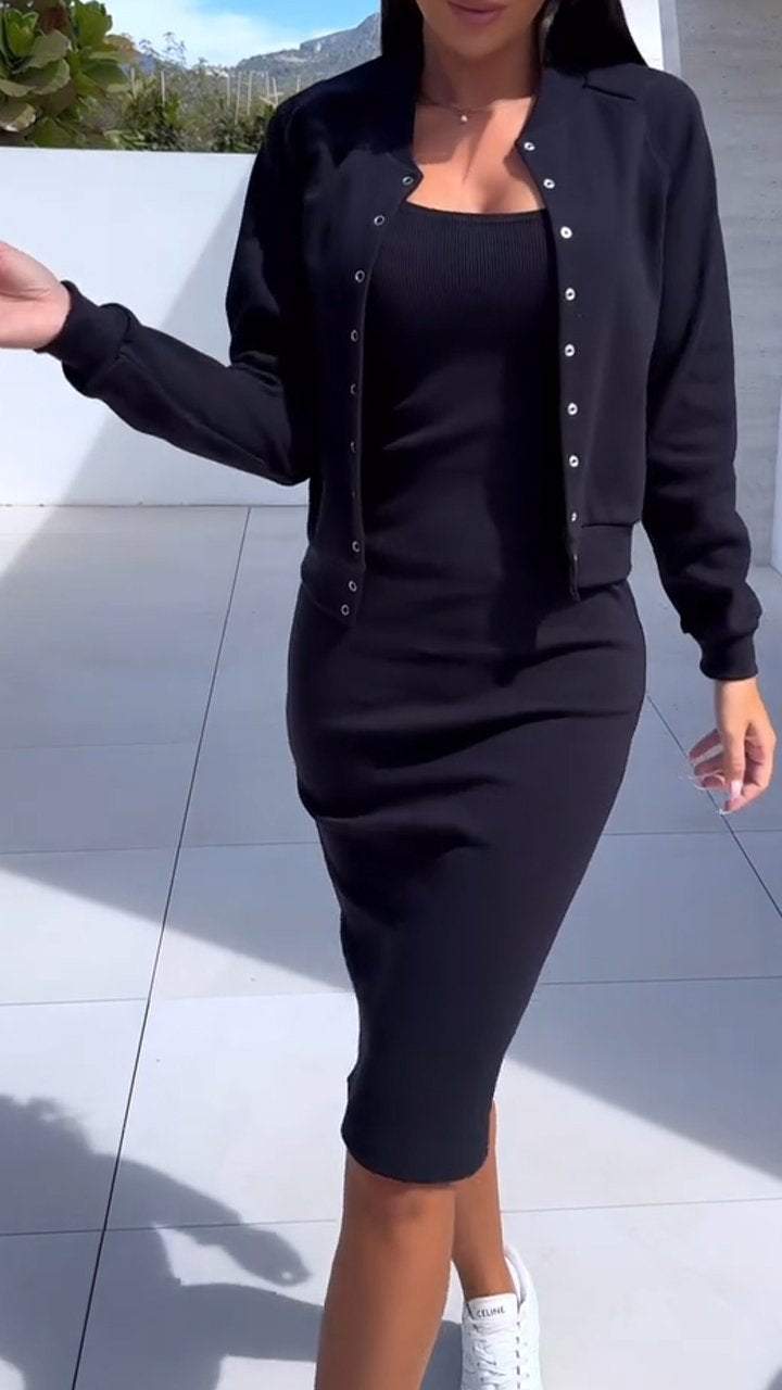 Women's Attractive Classic Versatile Suspender Two-piece Suits