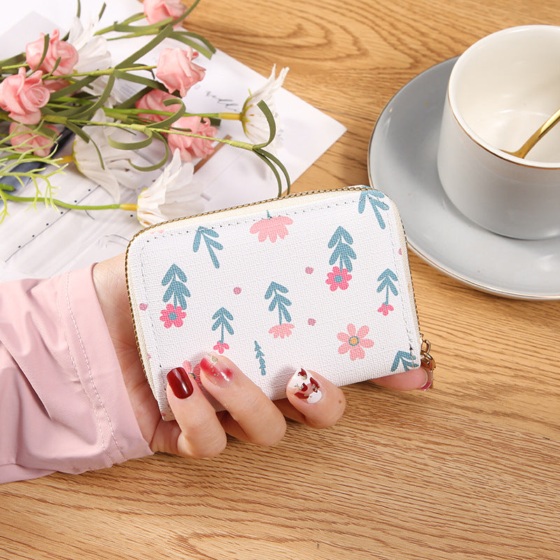 Women's Cool Fashion Position Versatile Zipper Card Holder