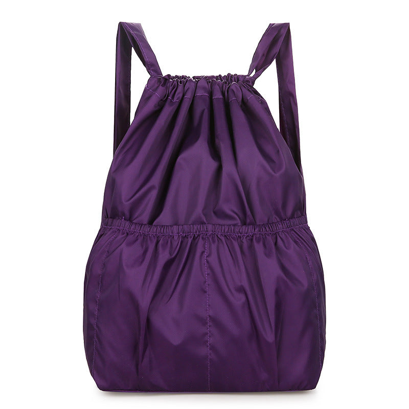 Beautiful Folding Drawstring Pocket Large Capacity Backpacks