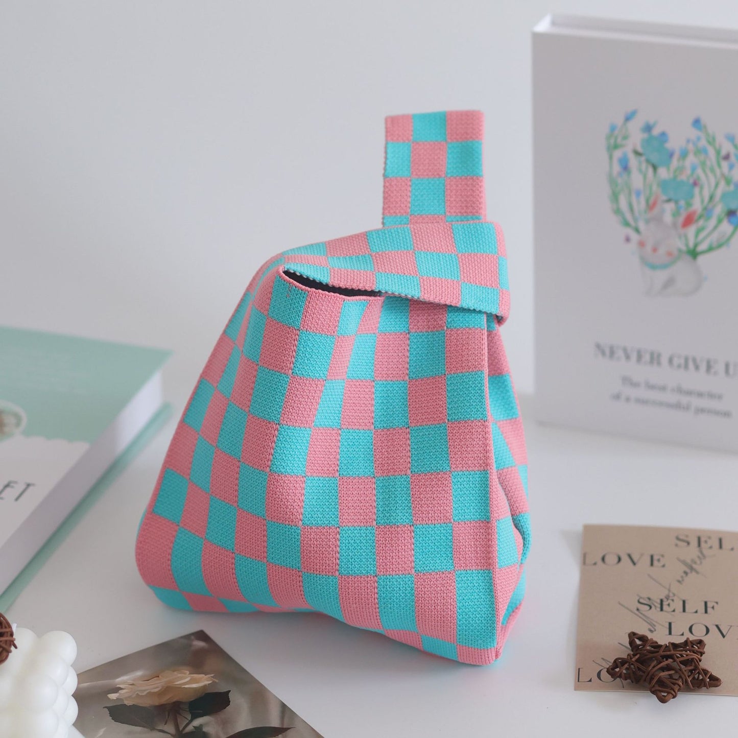 Women's Charming New Hand Knitted Wrist Handbags