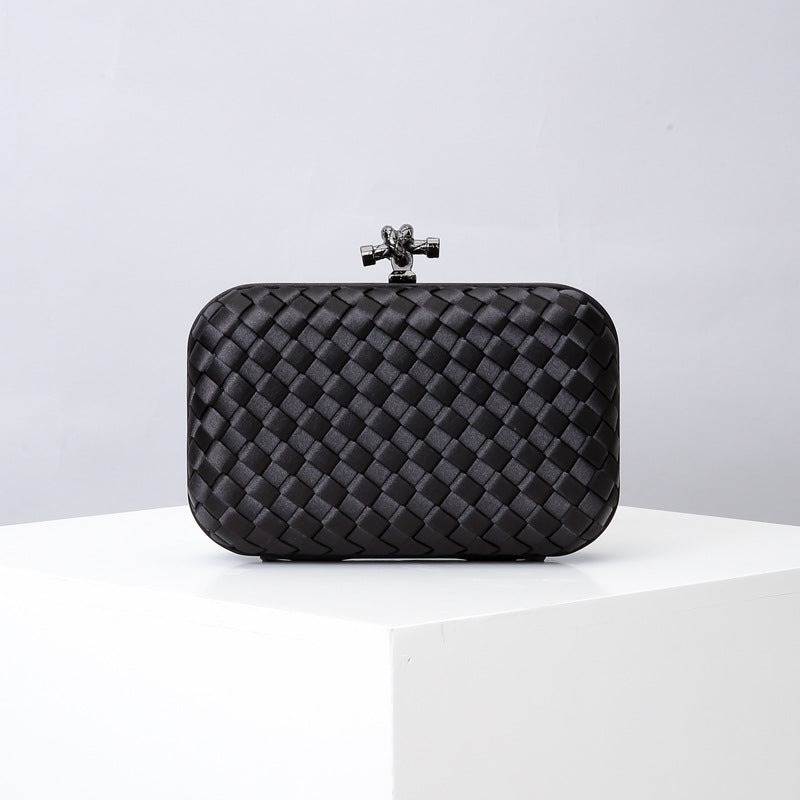 Women's Graceful Silk Hand-woven Simplicity Dinner Evening Bags