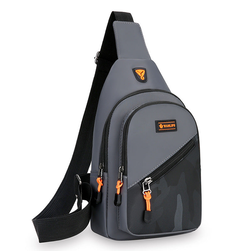 Men's Versatile Leisure Oxford Cloth Cross Body Men's Chest Bags