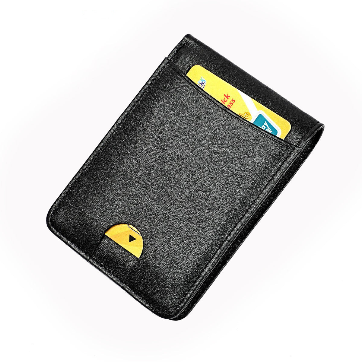 Women's & Men's & Vintage Leather Binder Cover Cowhide Card Holder