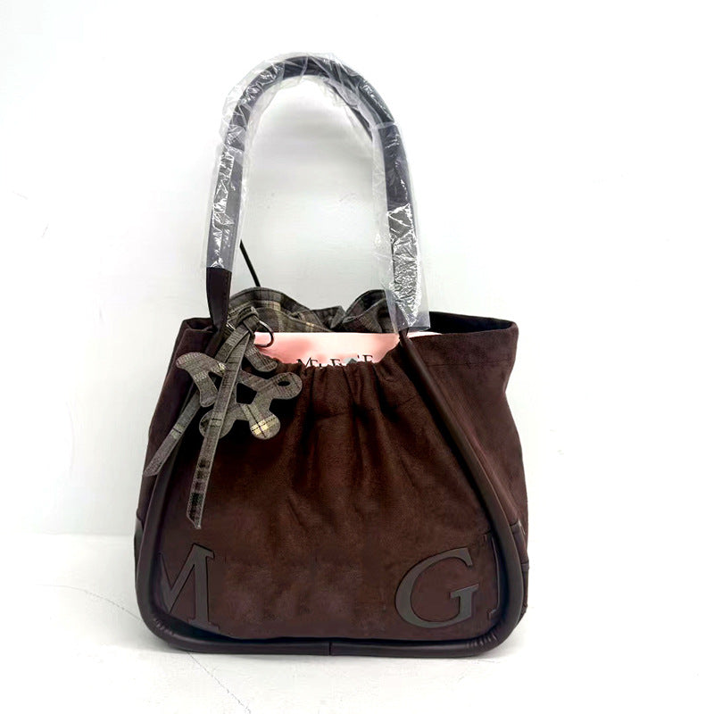 Women's Thailand Limited Deerskin Veet Embroidered Fashion Handbags