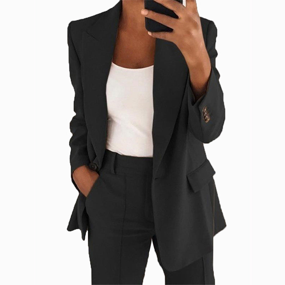 Cool Classic Women's Lapel Fashion Graceful Small Suit