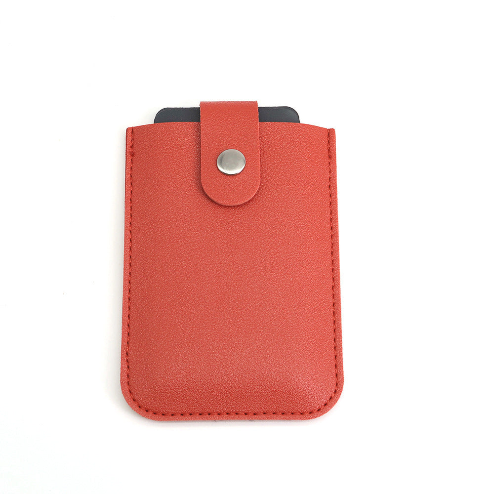 Layered Pull-out Multiple Slots Leather Bank Card Holder